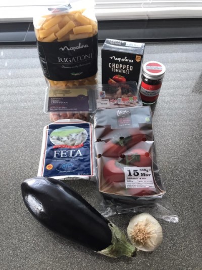 rigatoni pasta dish ingredients