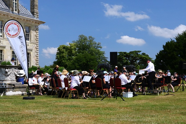 Band performing Kingston Lacy summer concert