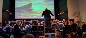 Musicals concert band performing on stage