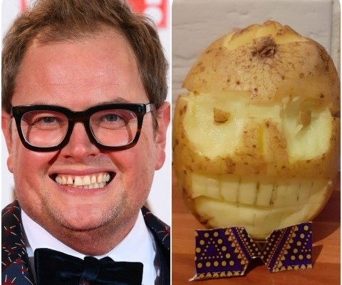 Potato sculpture like Alan Carr